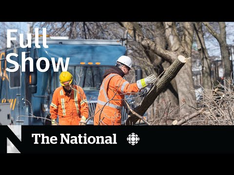 CBC News: The National: CBC News: The National | Storm aftermath, Abortion pill access, Feist