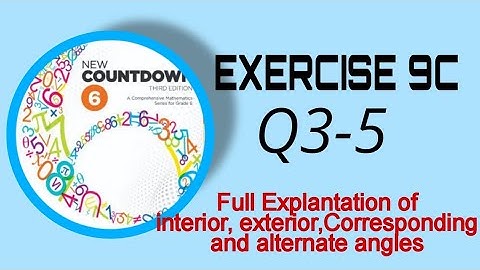 New Countdown Third Edition|Oxford|Exercise 9C|Chapter 9|Class six|Maths| Solution|Q3|Q4|Q5|