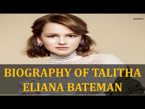 Video: Talita Bateman: Biografija, Kreativnost, Karijera, Lični život