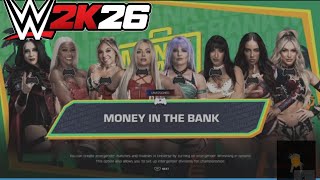 WWE2K26- MITB Ladder Match 💰🧳💲 (Women’s) 5✖️