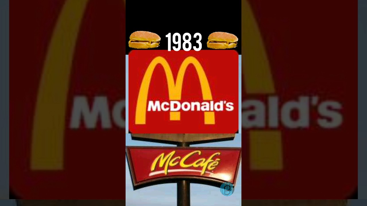 McDonald logo evolution (1940-2023)🍔🍟 
