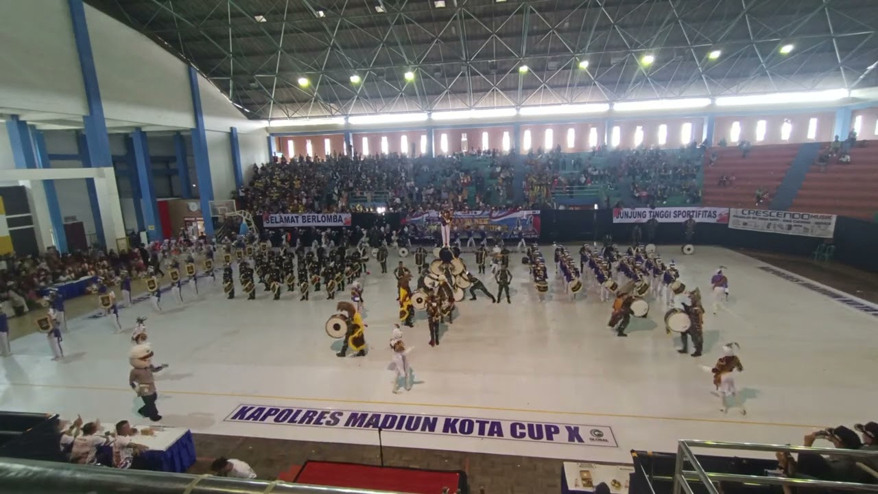 SMK PINK LOMBA DRUMBAND KAPOLRES MADIUN KOTA CUP X 2025 GOR WILIS KOTA MADIUN