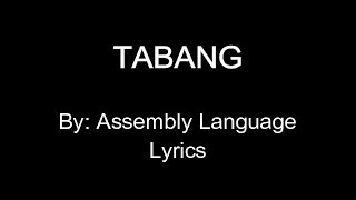 Tabang - Assembly Language Lyrics chords