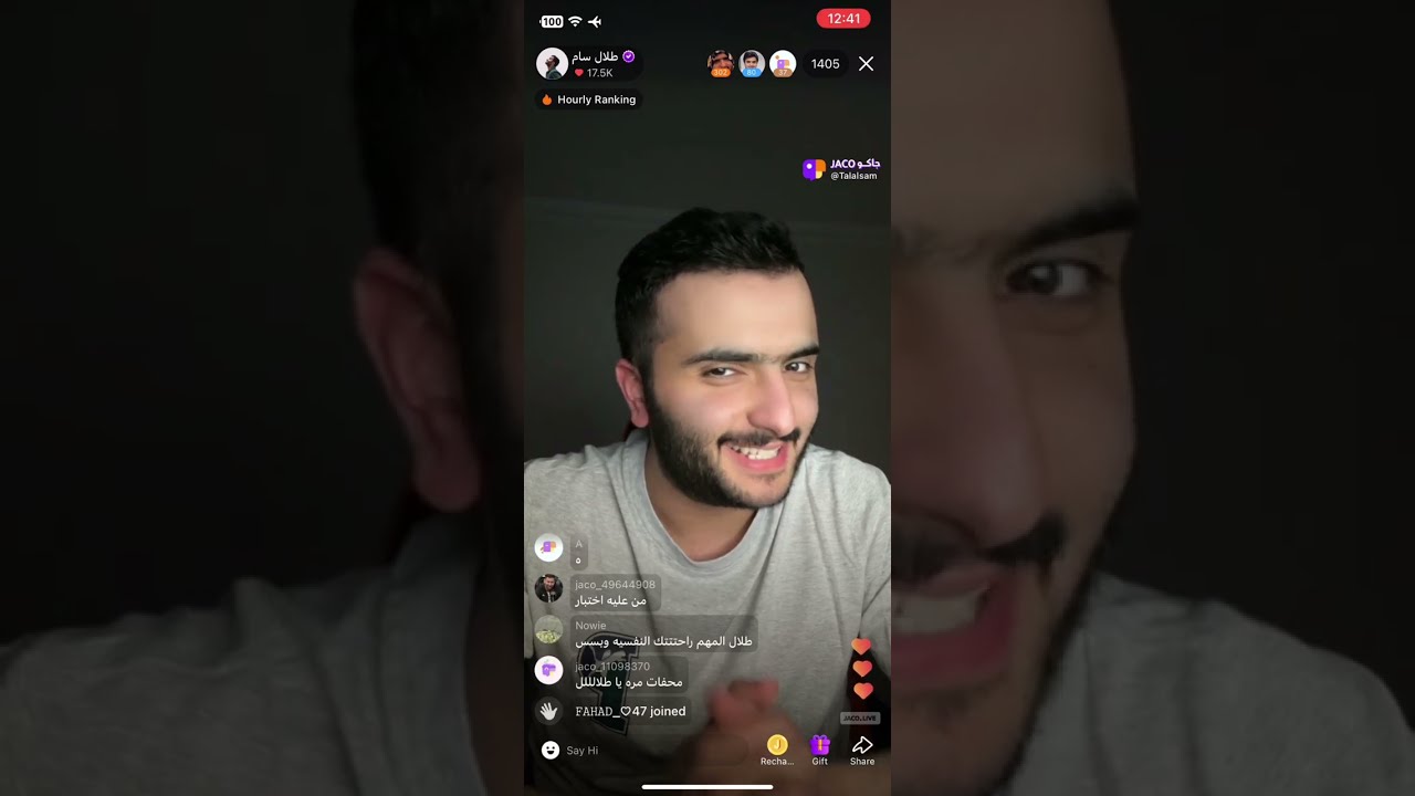 بث طلال سام + قصص + بث جاكو وتيك توك 21 أبريل، 2024