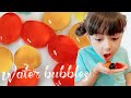 Edible Water Bottle Bubble *How To Make Colourful Edible Water Bubbles