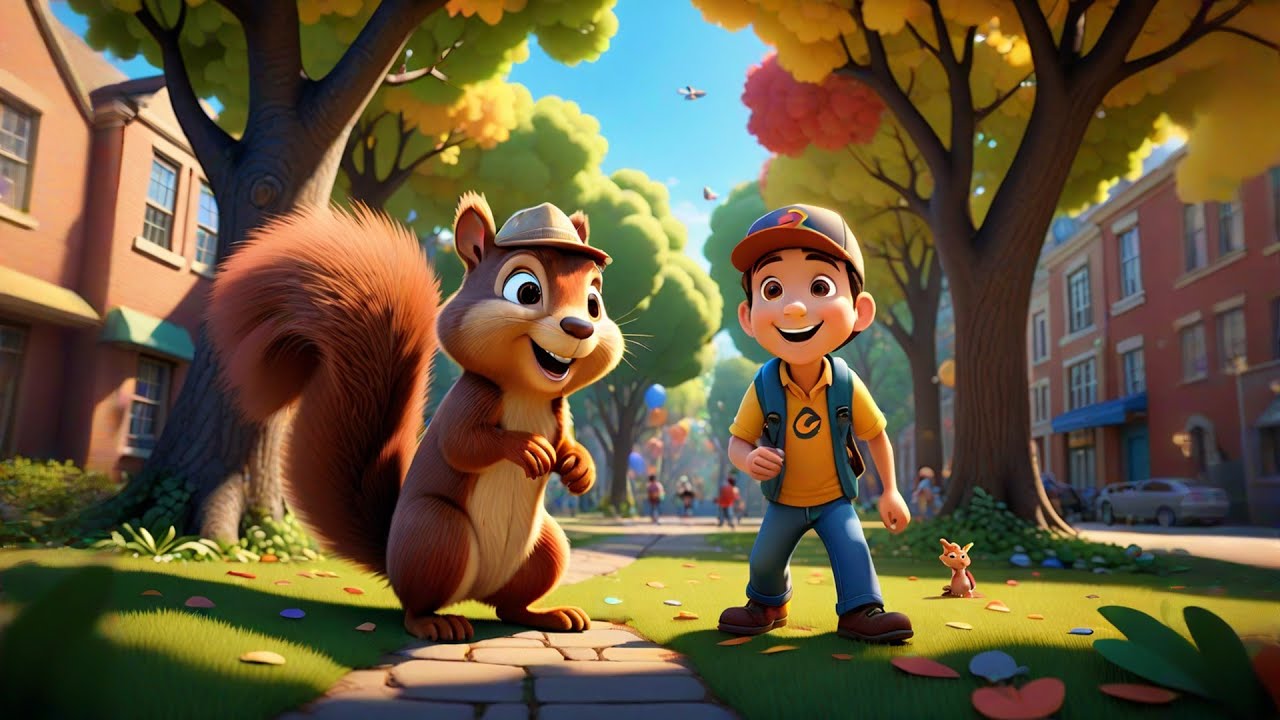 Problem Solving Squirrel The Squirrel That Stole My Hat 🐿️🎩 | Fun Story for Kids | Learn Sharing ...