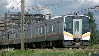 E129系B17編成信越本線下り普通451M　長岡→新潟→豊栄
