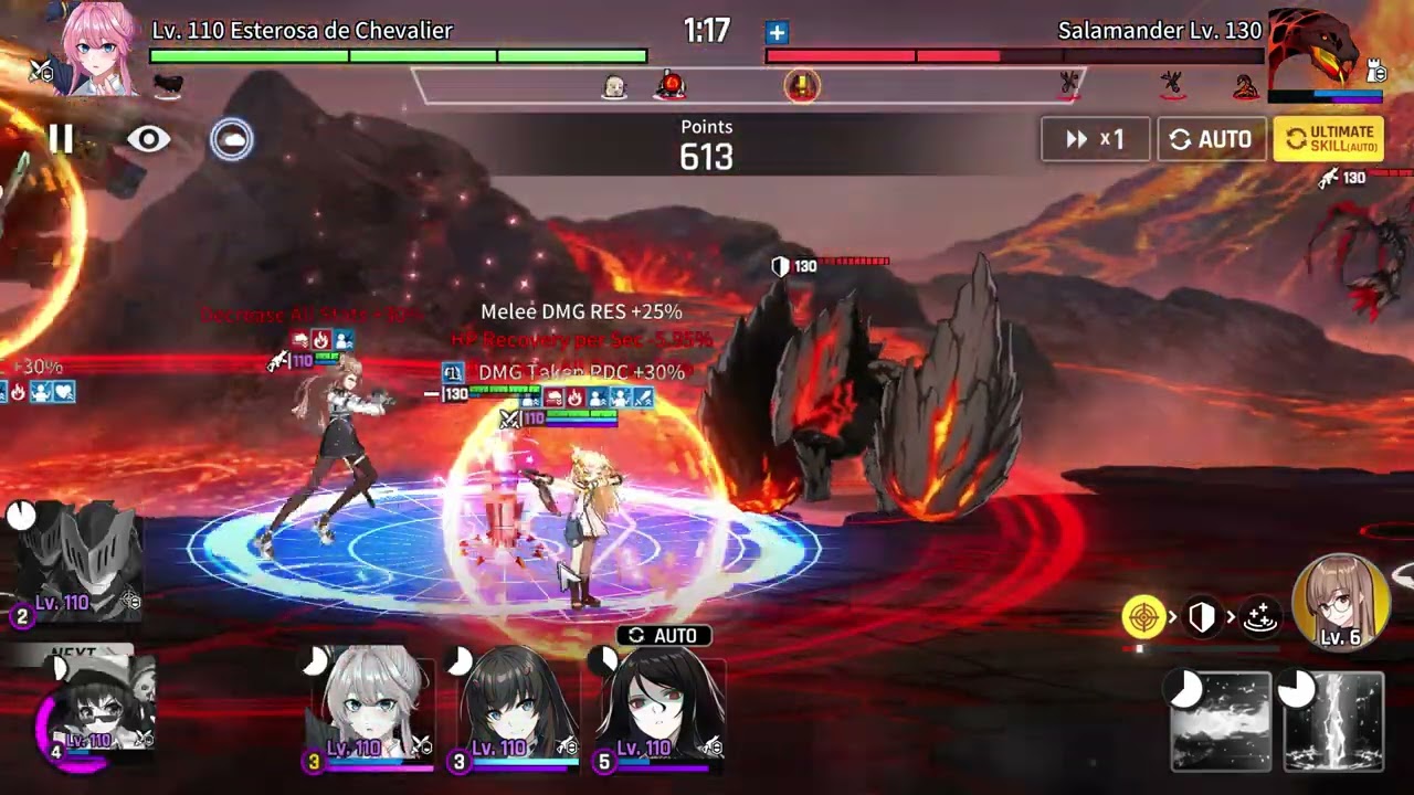 Counter:Side Global Volcano Trimming Level 100 Clear