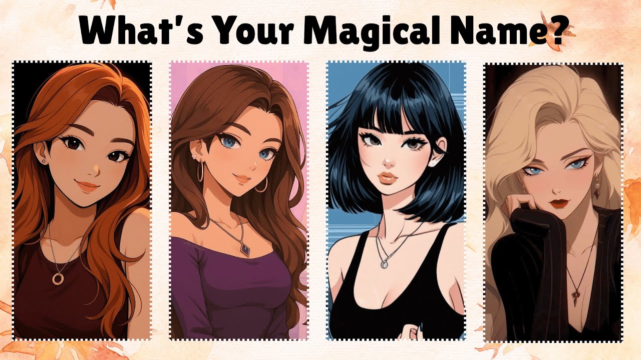 ✨ Какое у вас волшебное имя? 🔮 | Забавный тест на определение личности | @Aesthetic_Bibi 
