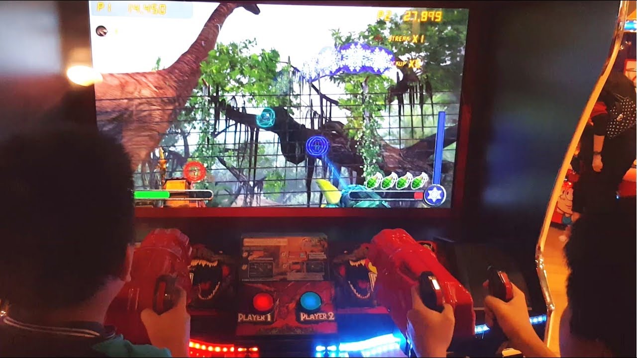 Serunya Jurassic Park Game At Timezone Megamall Batam