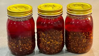 Homemade Chilli Oil Red Chilli Oil