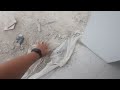 Protect floor tiles during construction - how to apply gypsum on floor tiles
