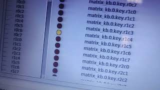 mesa 7i73 matrix_kb key associated with C0 not working