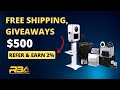 Free Shipping, Product Giveaways, Save500, Refer and Earn