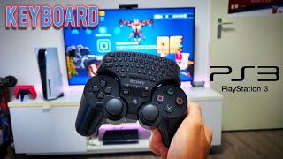 A Look At The RARE PS3 Keyboard Attachment!