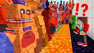1000 FNAF vs Security House Battle - Minecraft