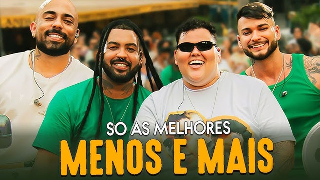 Menos É Mais Ao Vivo 🔥🔥 Os Melhores Pagodes de 2025 🔥🔥 Churrasquinho Menos É Mais