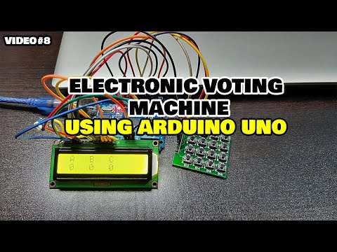 Electronic Voting Machine Using Arduino Uno|Generic Matrix Keypad and LCD Display| Tutorial🔥🔥🔥