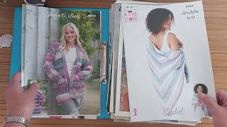 #142  Knitting Pattern Folder #4 Part 1, Sheila's Just Knitting