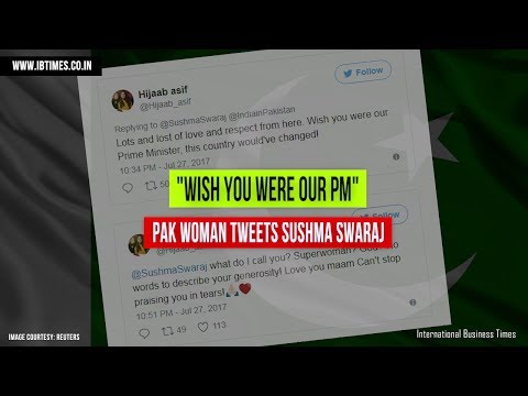 'Wish you were our PM': Pakistani woman thanks Sushma Swaraj after visa help