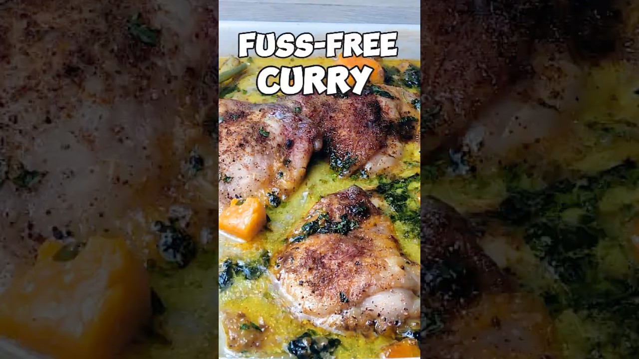 Карри, приготовленное без усилий на противне 🍛🔥 