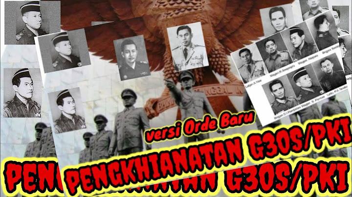 Berikut bukan peristiwa yang melatarbelakangi terjadinya peristiwa gerakan 30 September 1965 yaitu