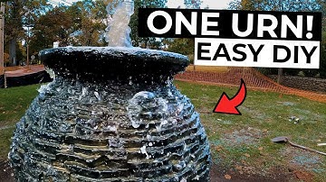 Park Water Fountain | Easy STACKED SLATE URN How To