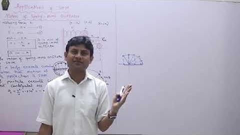 Spring Mass Oscillator | Chapter 08 | Wave Motion, and Sound | XI Physics | Engr Harish Kumar