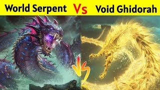 Void Ghidorah VS World Serpent | क्या Golden Dragon मार पायेगा सबसे बड़े साँप को