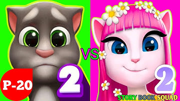 My Talking Tom 2 🆚 My Talking Angela 2 android ios Gameplay walkthrough part-20