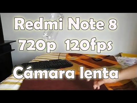 Tratamiento deseable editorial Prueba Cámara lenta Redmi Note 8 - 720p - YouTube