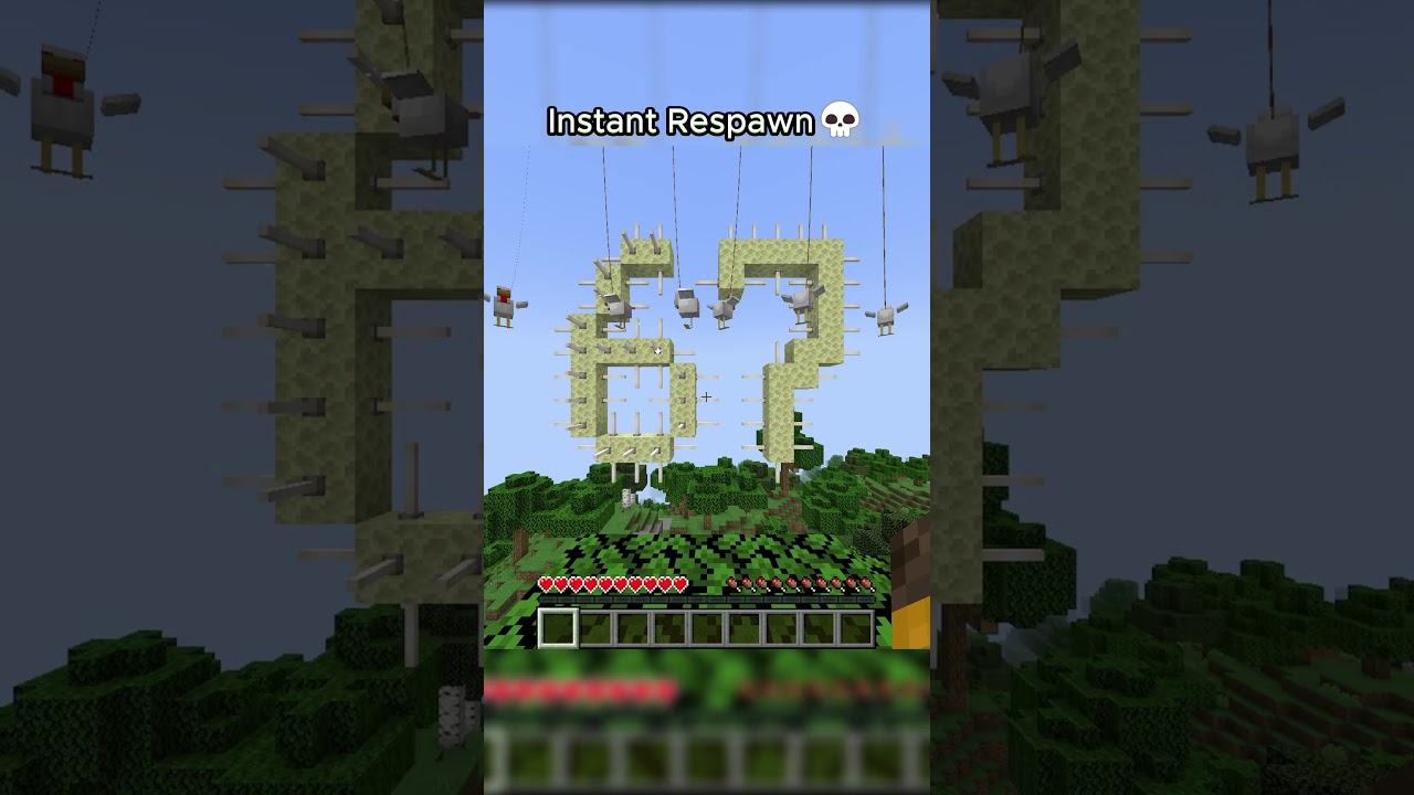 Minecraft Instant Respawn💀 