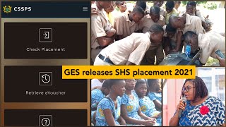 Information GES releases BECE SHS placement for 2020/2021 | How to check which school you got and Self Placement Guide