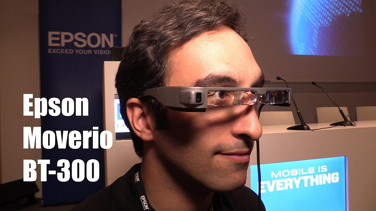 Epson Moverio BT-300 OLED-Smart Glasses (MWC 2016) | Allround-PC