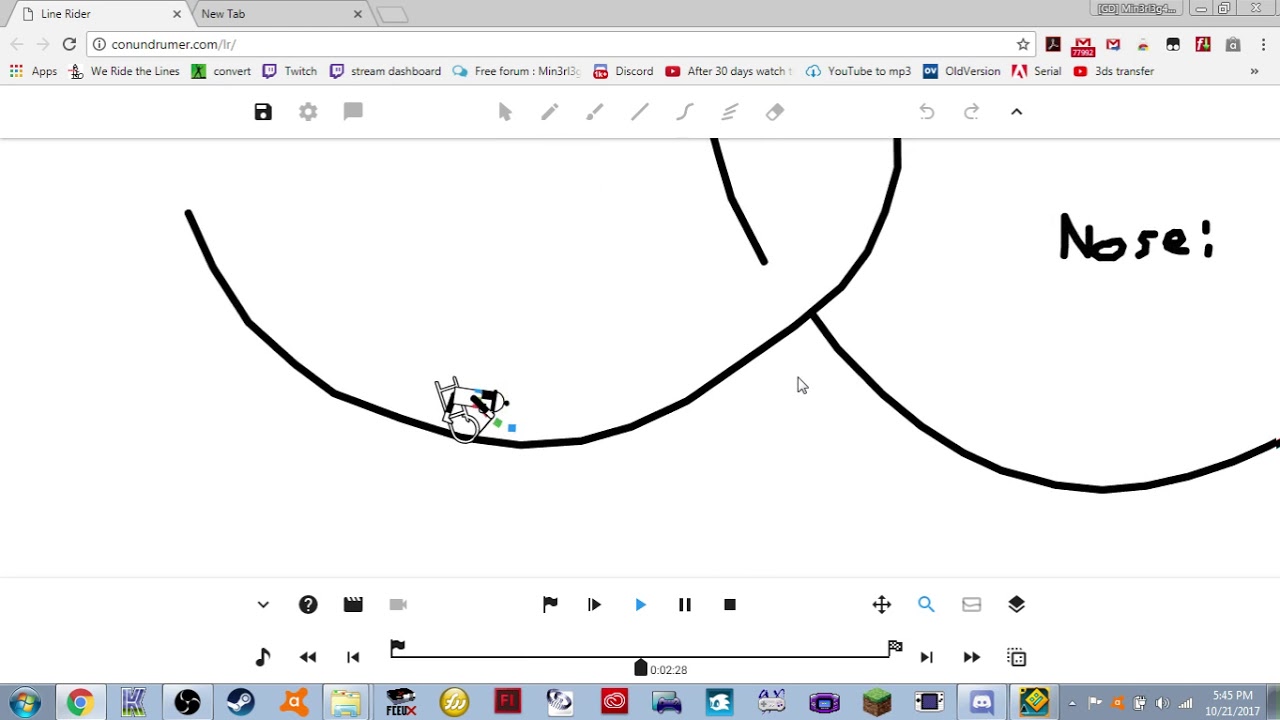 Line Rider Tutorials : Line Rider tutorial: How to make a loop – TUZZF