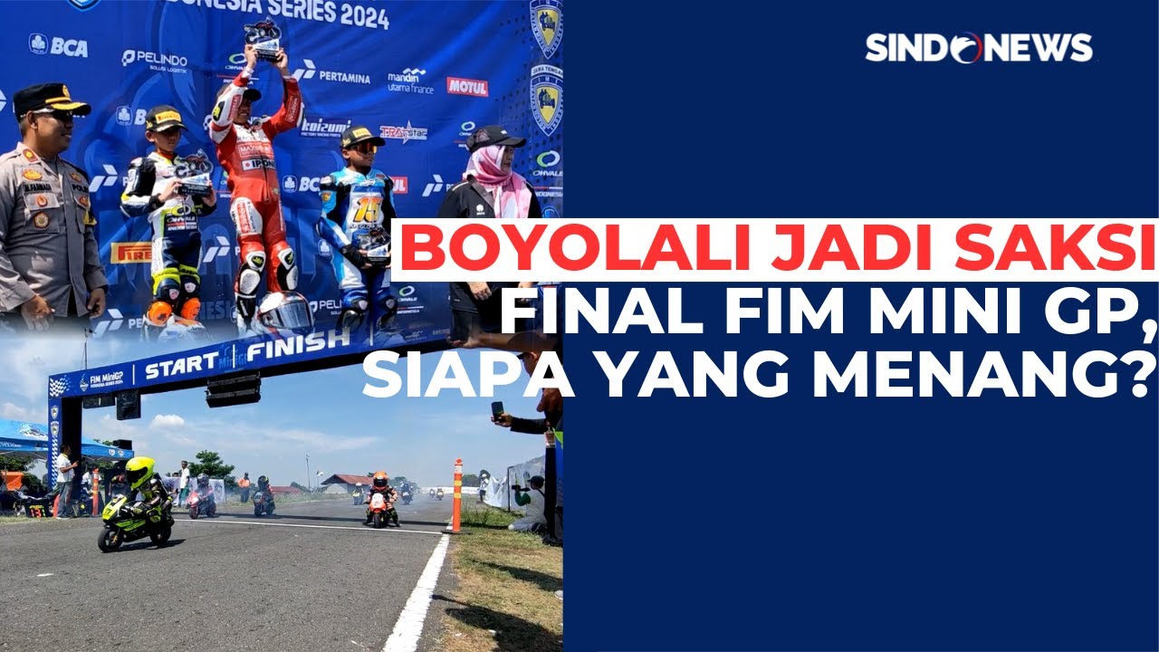 Final Round FIM Mini GP Tampilkan Aksi Seru dan Menegangkan Pembalap Muda di Boyolali