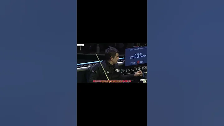 中国仅存的斯诺克冠军之一，上演开球没，火箭开完球就一直喝水 #斯诺克天使#snooker - 天天要闻