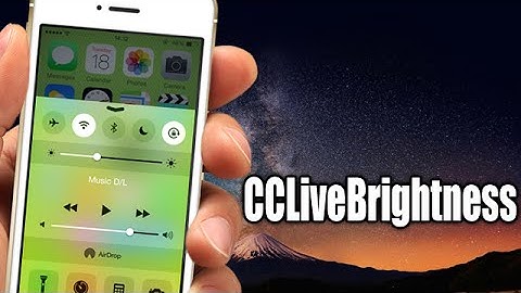 CCLiveBrightness - iOS 8 Jailbreak Cydia Tweak