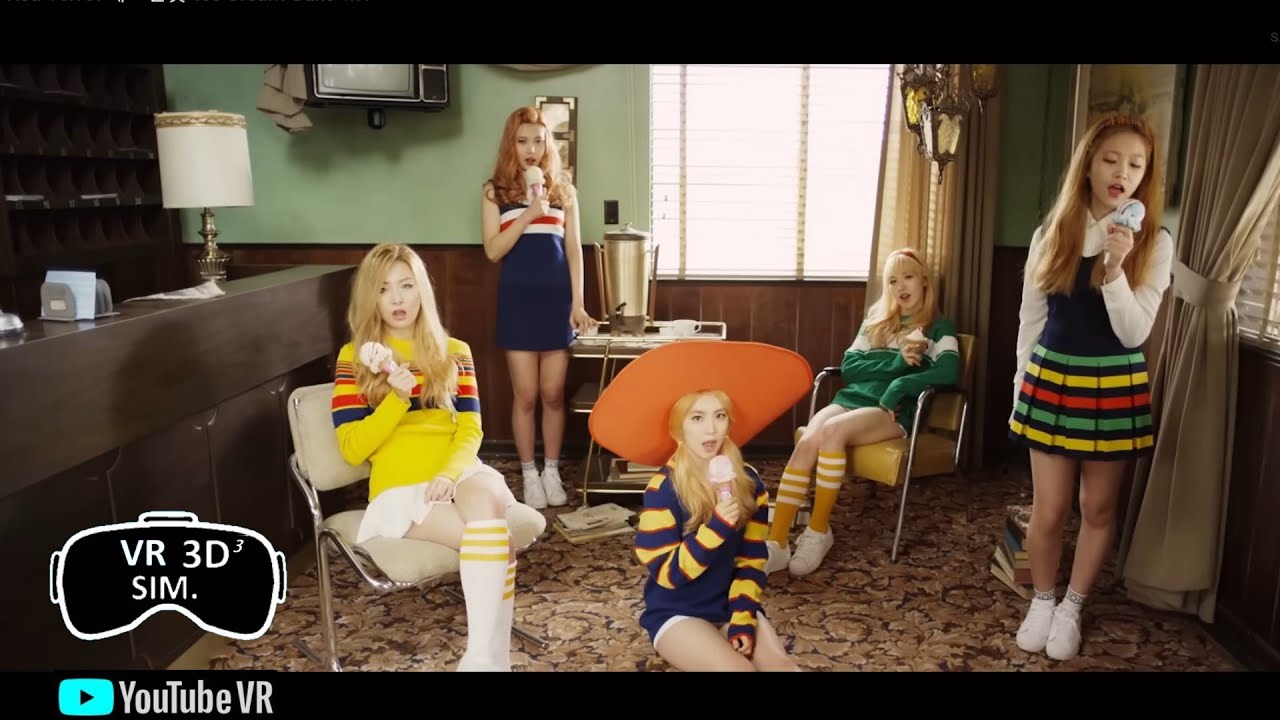 [VR] Red Velvet 'Ice Cream Cake' MV (Simulated VR 3D) - YouTube