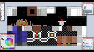 TheKaosHawk: minecraft skin timelapse (Paint.NET)