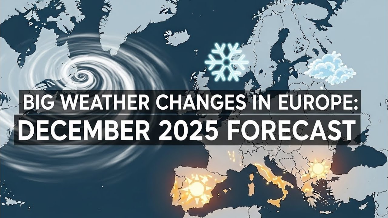 Big Weather Changes in Europe: December 2025 Forecast#europeweather #uk ...