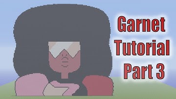 Minecraft Pixel Art Tutorial | Garnet Part 3 (Steven Universe)
