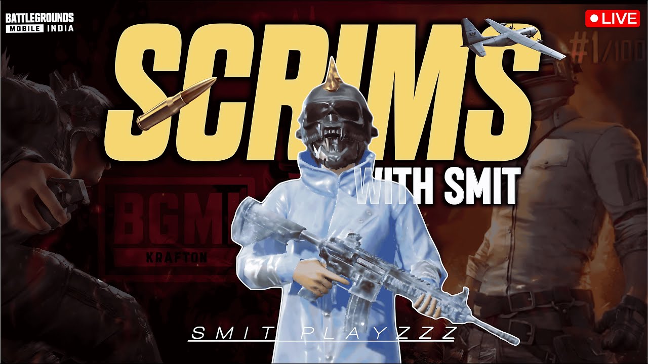 BGMI SCRIMS GAMEPLAY  LIVE WITH SMIT IS LIVE #bgmi #scrims