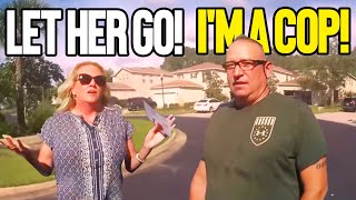 Fake Cop Tries To Intimidate Real Cop But Gets Fired and Charged Instead