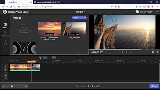 How to merge videos online with HTML5 Editor