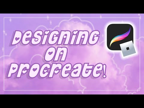 The basics of designing clothes on procreate! (roblox)