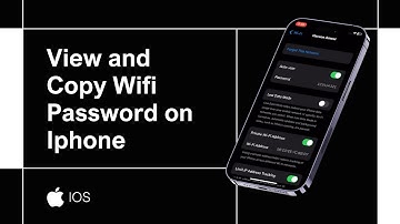 How to View and Copy WiFi Password on iPhone