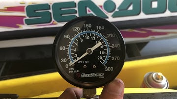 How to perform an accurate compression test on a 96 Seadoo XP GTI GTX SPX
