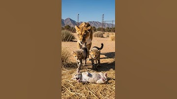 A Crying Kitten in the Desert — Comforted by Gentle Hands and Warm Hearts #kitten #rescue #animals