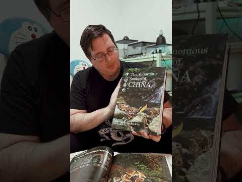 Unboxing the new book, "The Venomous Snakes of China" !